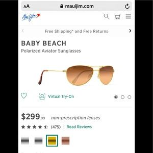 Maui Jim Baby Aviator
